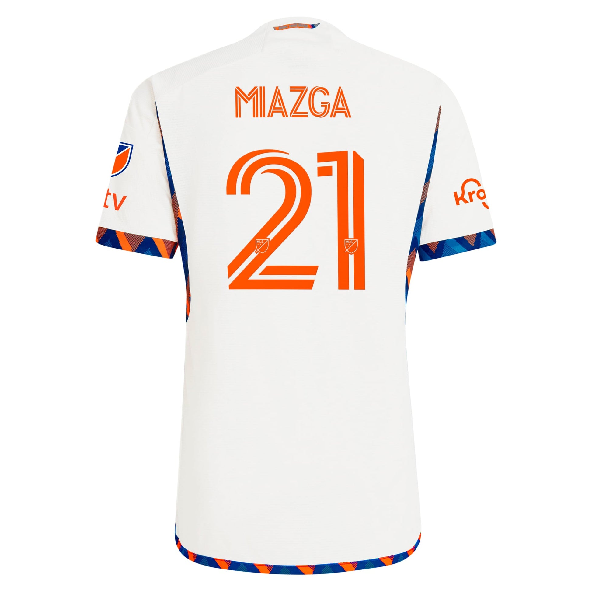 Men's adidas Matt Miazga White FC Cincinnati 2024 The Canvas Kit Authentic Player Jersey