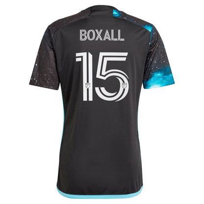 Men's adidas Michael Boxall Black Minnesota United FC 2024 Starry Night Replica Player Jersey