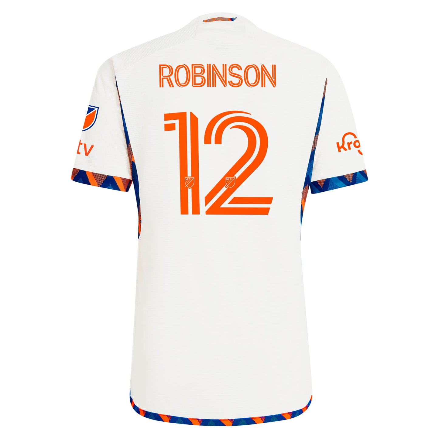 Men's adidas Miles Robinson White FC Cincinnati 2024 The Canvas Kit Authentic Player Jersey