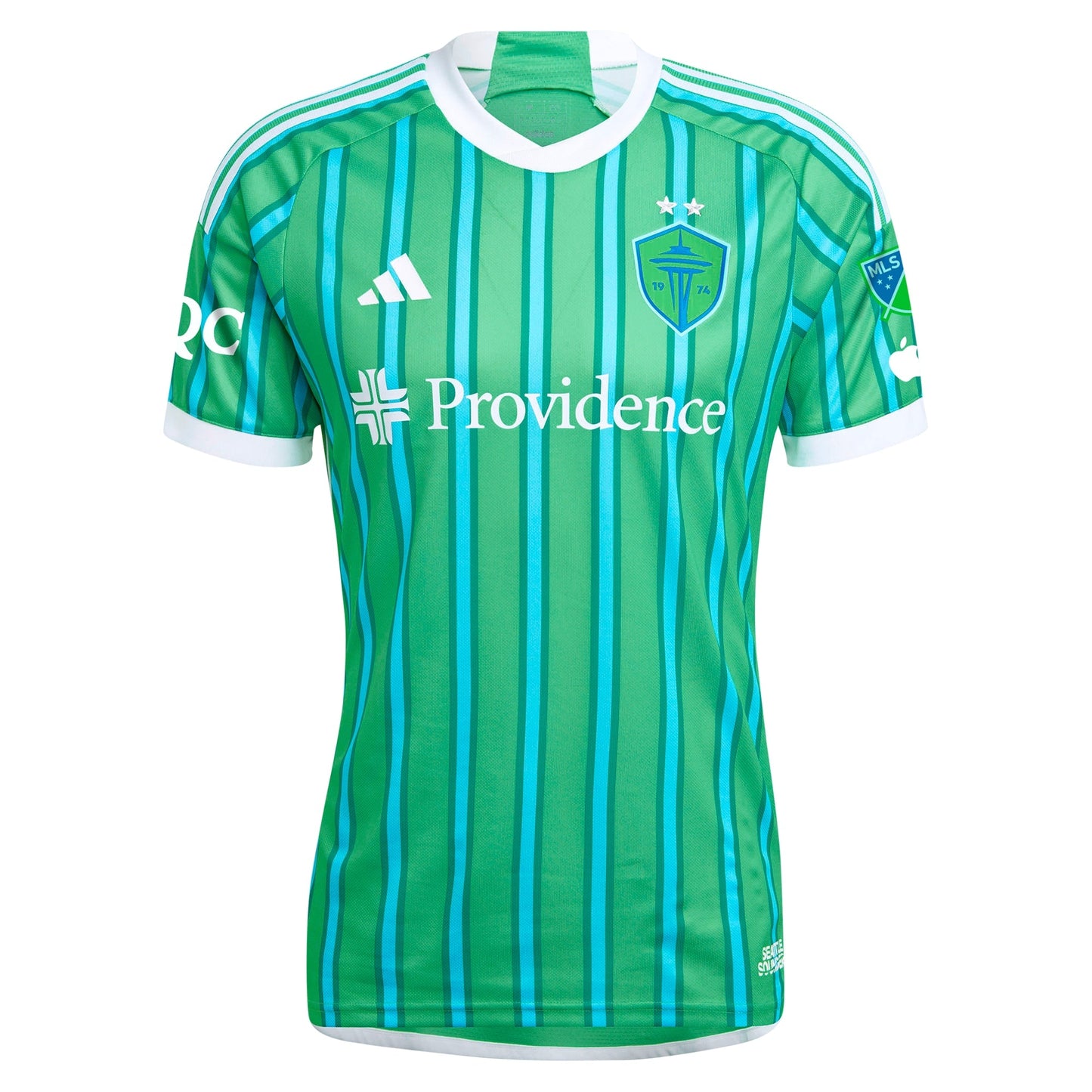 Men's adidas Pedro de la Vega Green Seattle Sounders FC 2024 The Anniversary Kit Authentic Player Jersey