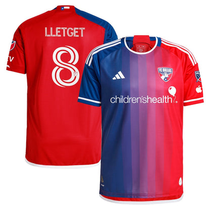 Men's adidas Sebastian Lletget Navy FC Dallas 2024 After Burner Authentic Player Jersey