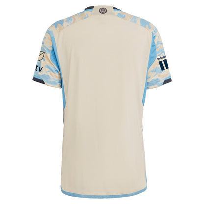 Men's adidas Tan Philadelphia Union 2024 Authentic Secondary Blank Jersey - Customizable