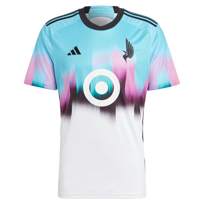 Men's adidas Teemu Pukki White Minnesota United FC 2024 The Northern Lights Kit Replica Player Jersey