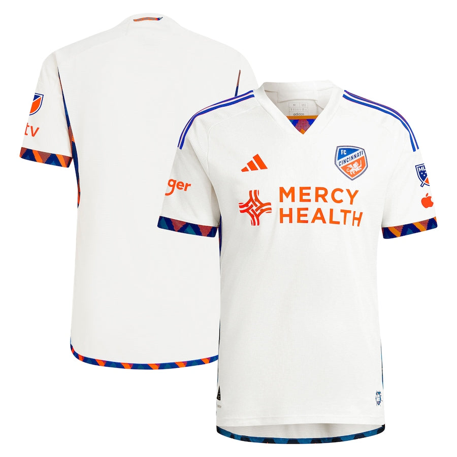 Men's adidas White FC Cincinnati 2024 The Canvas Kit Authentic Jersey - Customizable