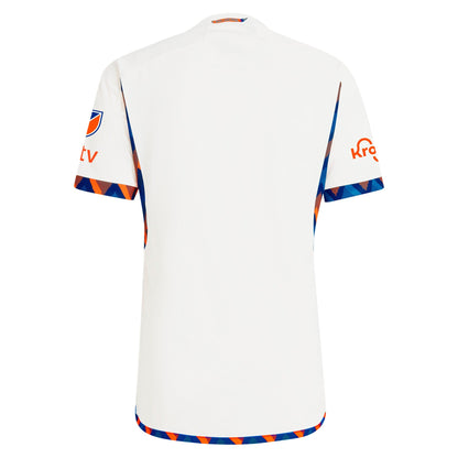 Men's adidas White FC Cincinnati 2024 The Canvas Kit Authentic Jersey - Customizable