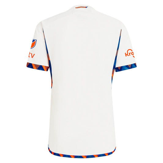 Men's adidas White FC Cincinnati 2024 The Canvas Kit Authentic Jersey - Customizable