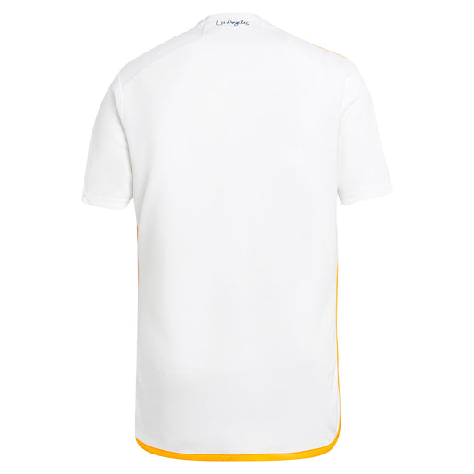 Men's adidas White LA Galaxy 2024 Angeleno Kit Replica Jersey - Customizable