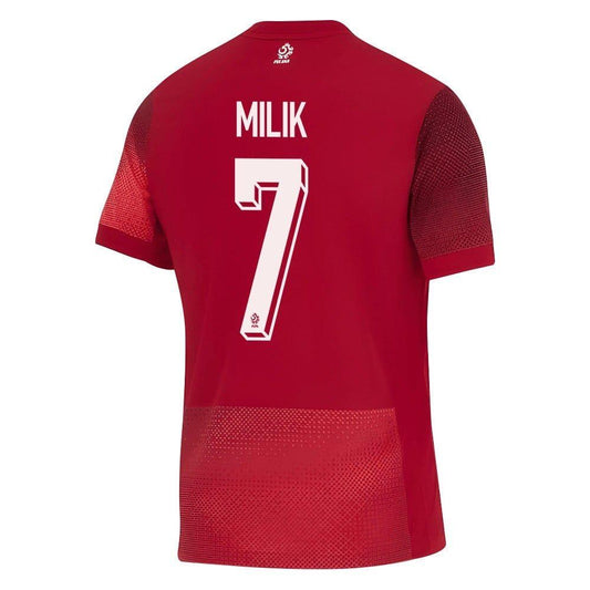 Youth Poland Arkadiusz Milik #7 Away Replica Jersey 2024