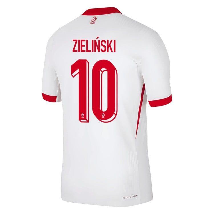 Poland Piotr Zieli¨½ski #10 Home Replica Jersey 2024