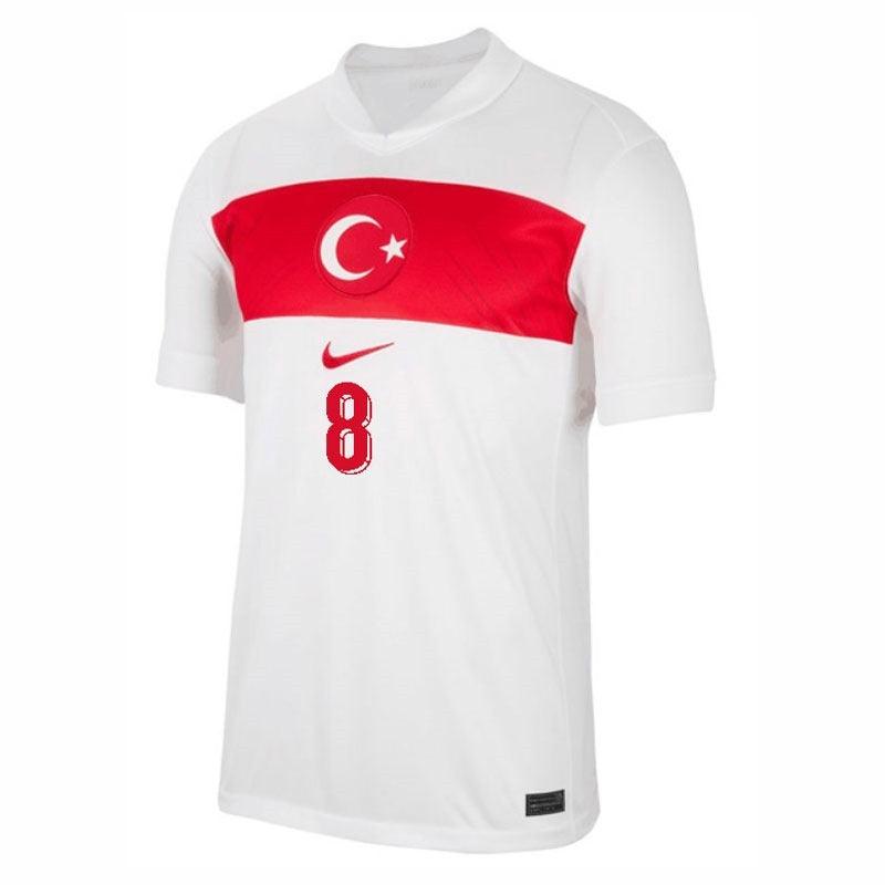 Youth Turkey GUler #8 Home Replica Jersey 2024