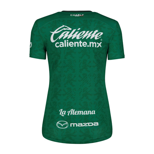 Women's Charly Green/White Club Leon 2024/25 Home Authentic Jersey - Customizable