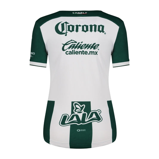 Women's Charly Green/White Santos Laguna 2024/25 Home Authentic Jersey - Customizable