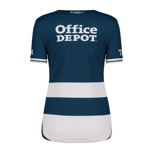 Women's Charly Navy/White C.F. Pachuca 2024/25 Home Authentic Jersey - Customizable