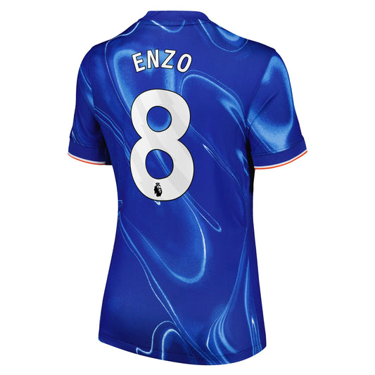 Women's Nike Enzo Fern¨¢ndez Blue Chelsea 2024/25 Home Replica Player Jersey