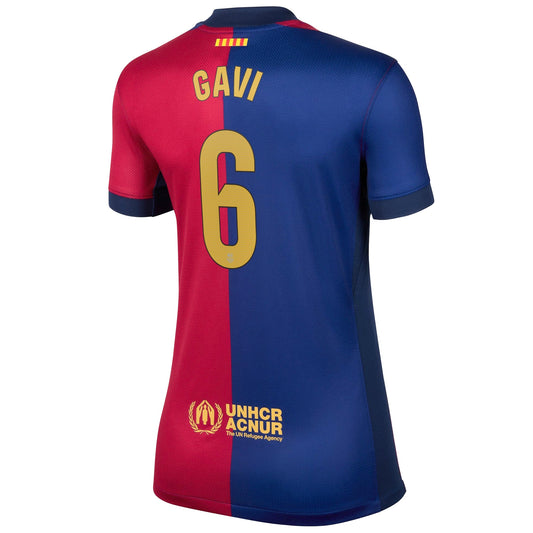 Women's Nike Gavi Royal Barcelona 2024/25 Home Replica Player Jersey