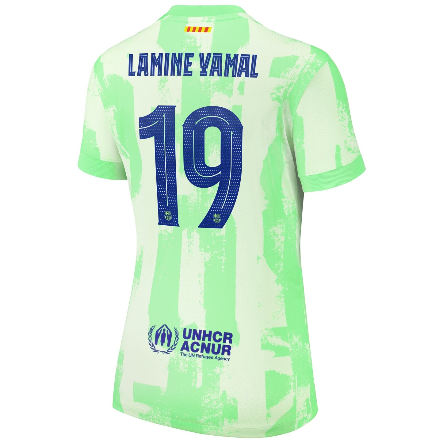 Women's Nike Lamine Yamal Yellow Barcelona 2024/25 Third Replica Player Jersey