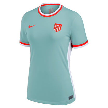 Women's Nike Mint Atletico de Madrid 2024/25 Away Replica Jersey - Customizable