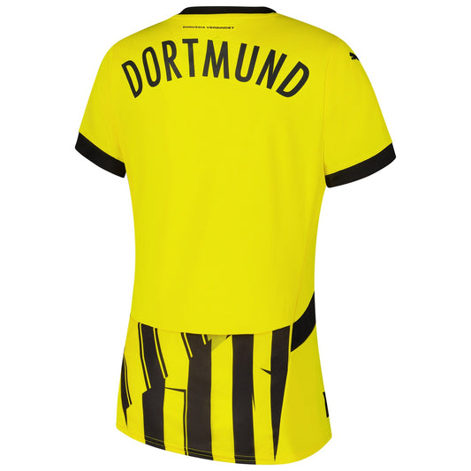 Women's Puma Yellow Borussia Dortmund 2024/25 Cup Replica Jersey - Customizable