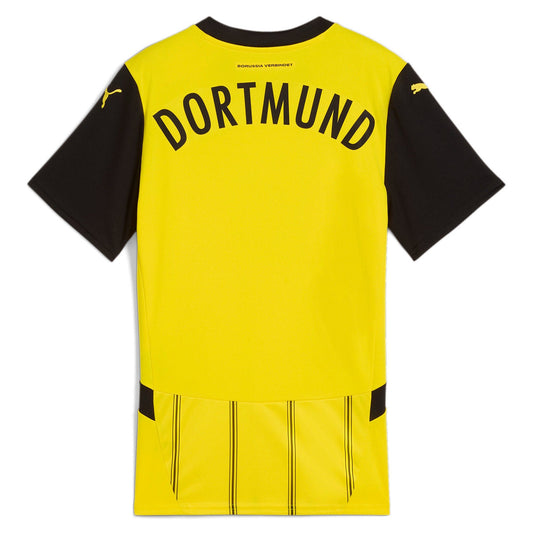 Women's Puma Yellow Borussia Dortmund 2024/25 Home Replica Jersey - Customizable