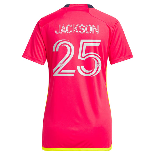 Women's adidas Aziel Jackson Red St. Louis City SC 2024 The Spirit Kit Replica Player Jersey