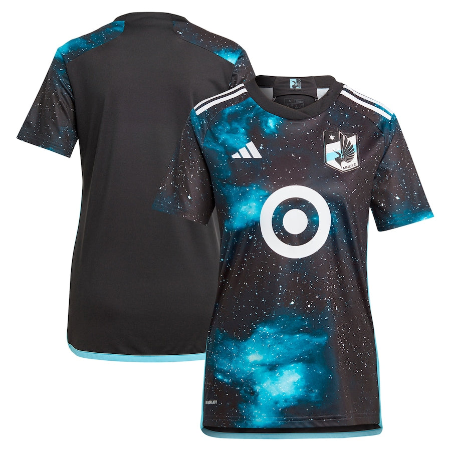 Women's adidas Black Minnesota United FC 2024 Starry Night Replica Jersey - Customizable