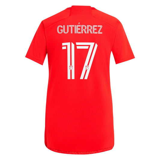 Women's adidas Brian Guti¨¦rrez Red Chicago Fire 2024 Return To Red Replica Player Jersey