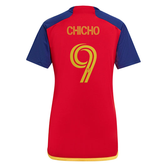 Women's adidas Cristian Arango Red Real Salt Lake 2024 Peak Utah Replica Player Jersey