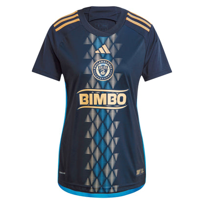 Women's adidas Daniel Gazdag Navy Philadelphia Union 2024 The XV Kit Replica Player Jersey