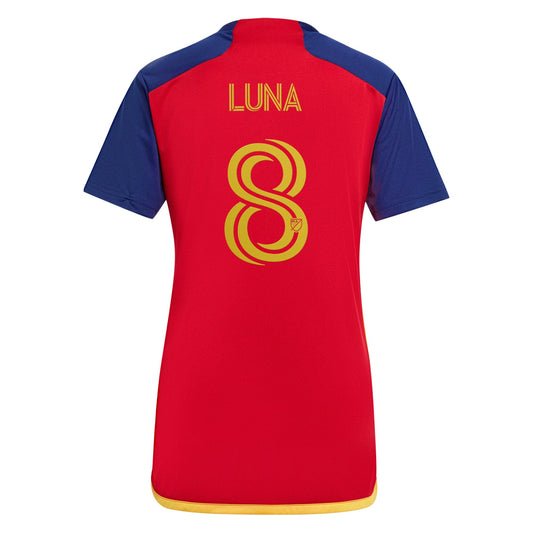 Women's adidas Diego Luna Red Real Salt Lake 2024 Peak Utah Replica Player Jersey