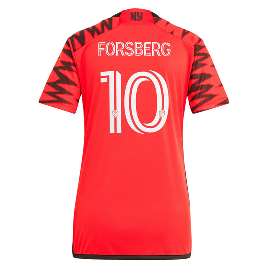 Women's adidas Emil Forsberg Red New York Red Bulls 2024 Legacy Replica Player Jersey