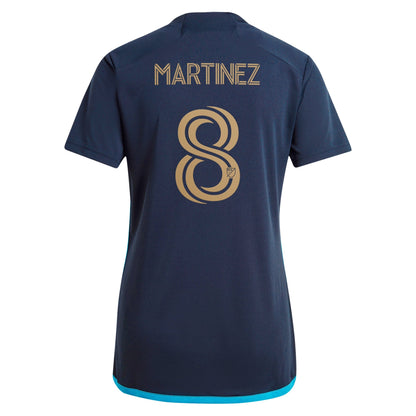 Women's adidas Jose Martinez Navy Philadelphia Union 2024 The XV Kit Replica Player Jersey