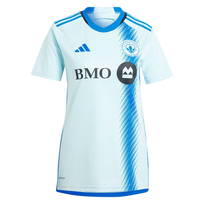 Women's adidas Light Blue CF Montreal 2024 La Main Replica Jersey - Customizable