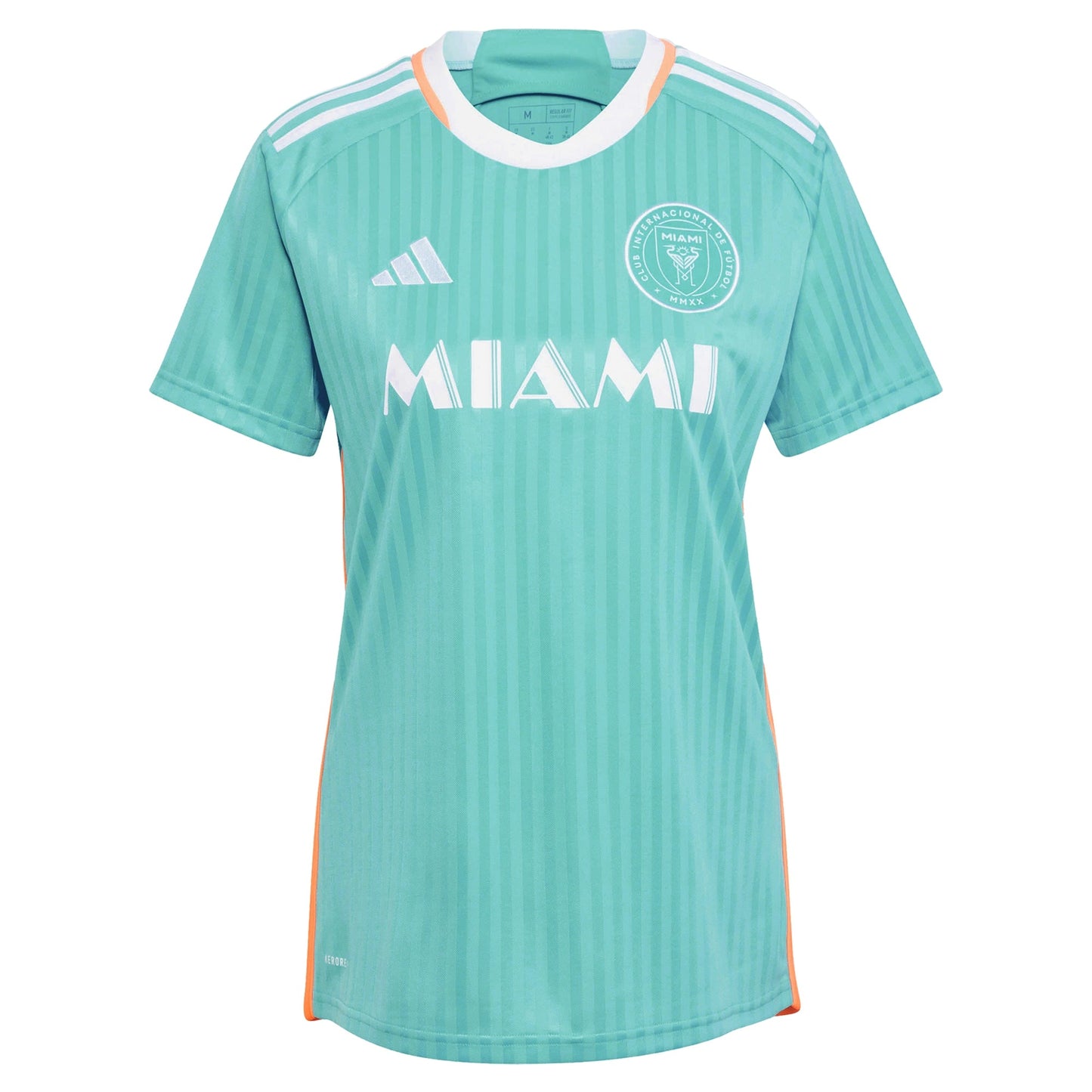 Women's adidas Lionel Messi Aqua Inter Miami CF 2024 Archive Replica Player Jersey