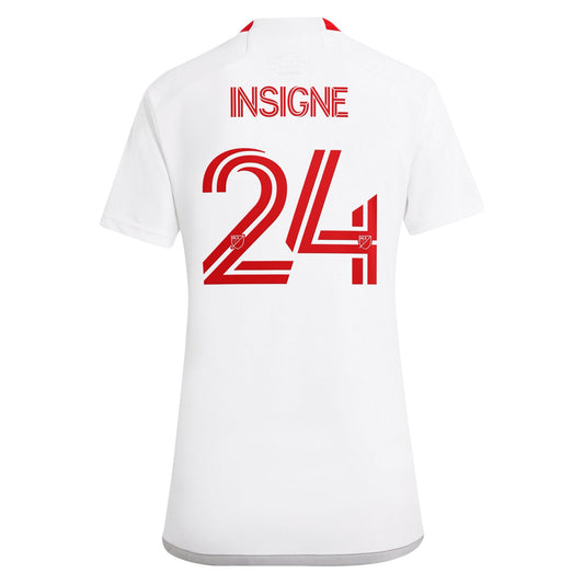 Women's adidas Lorenzo Insigne White Toronto FC 2024 GTA Kit Replica Player Jersey