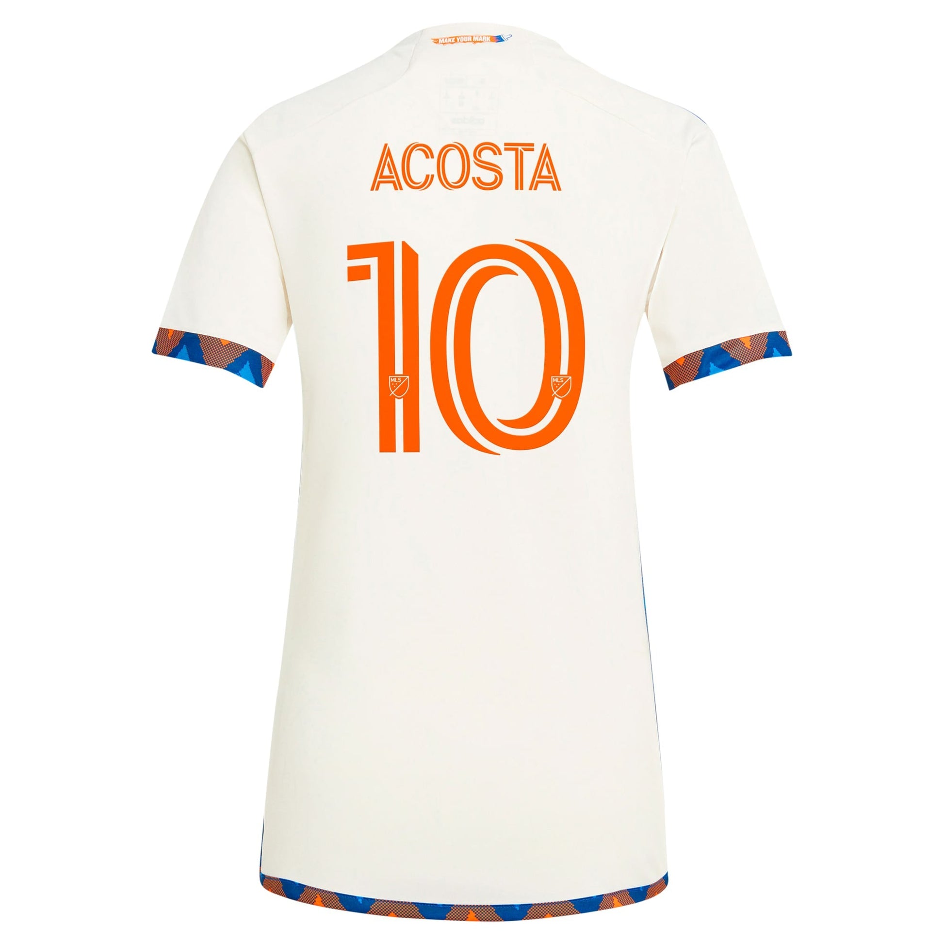 Women's adidas Luciano Acosta White FC Cincinnati 2024 The Canvas Kit Replica Player Jersey