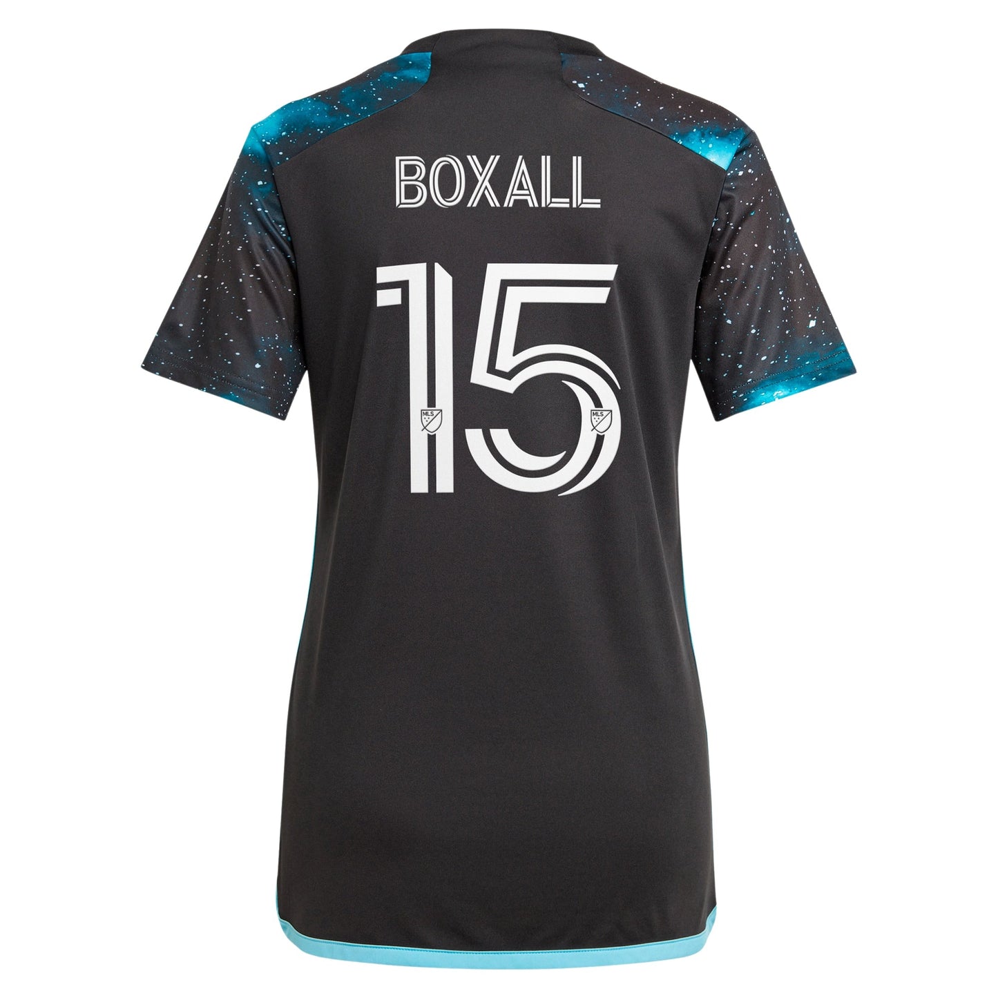 Women's adidas Michael Boxall Black Minnesota United FC 2024 Starry Night Replica Player Jersey