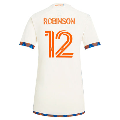 Women's adidas Miles Robinson White FC Cincinnati 2024 The Canvas Kit Replica Player Jersey