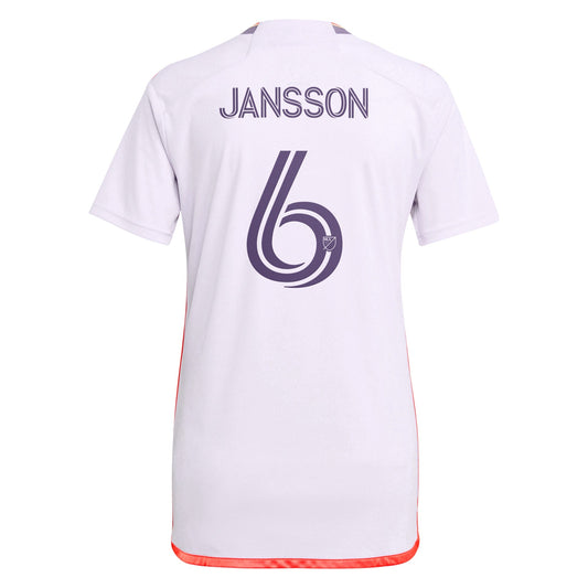 Women's adidas Robin Jansson Purple Orlando City SC 2024 Legacy Kit Replica Player Jersey