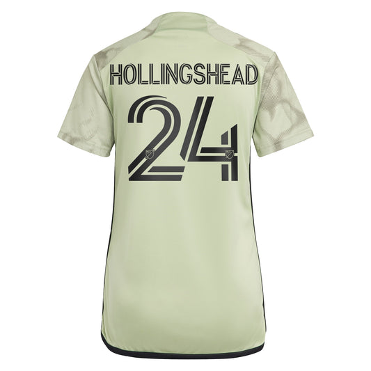 Women's adidas Ryan Hollingshead Green LAFC 2024 Smokescreen Replica Player Jersey