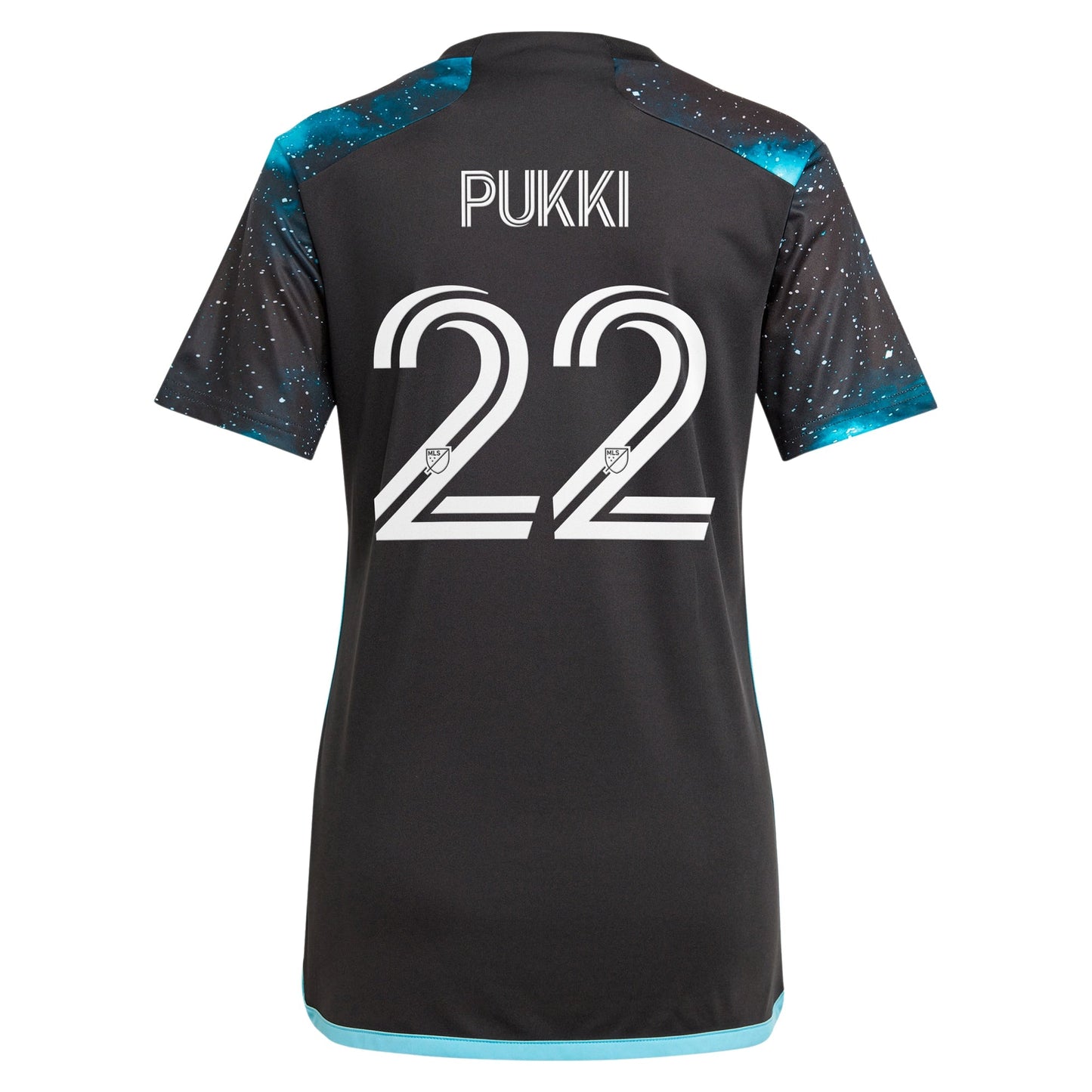 Women's adidas Teemu Pukki Black Minnesota United FC 2024 Starry Night Replica Player Jersey