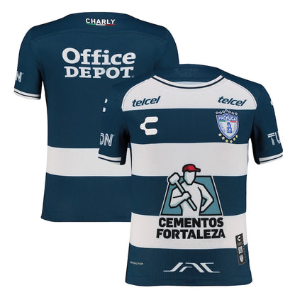 Youth Charly Navy/White C.F. Pachuca 2024/25 Home Authentic Jersey - Customizable