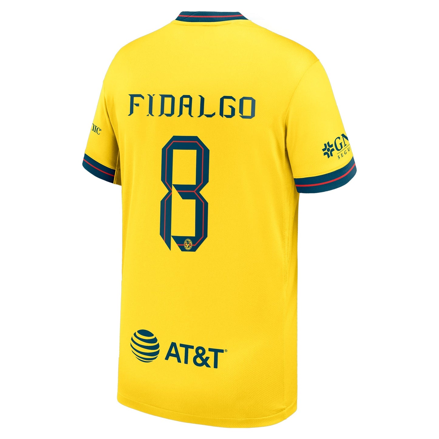 Youth Nike ?lvaro Fidalgo Yellow Club America 2024/25 Home Replica Player Jersey