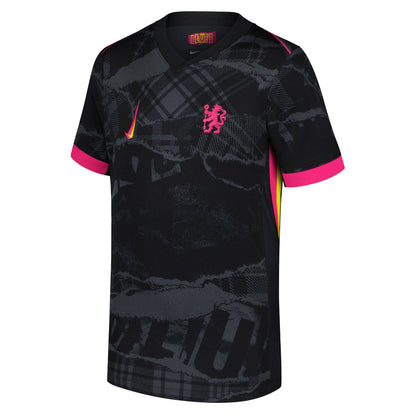 Youth Nike Anthracite Chelsea 2024/25 Third Replica Jersey - Customizable