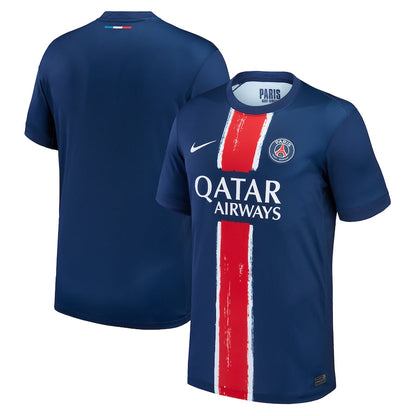 Youth Nike Navy Paris Saint-Germain 2024/25 Home Replica Jersey - Customizable