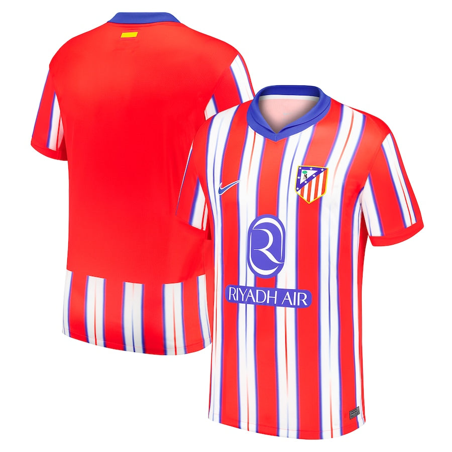 Youth Nike Red/White Atletico de Madrid 2024/25 Home Replica Jersey - Customizable