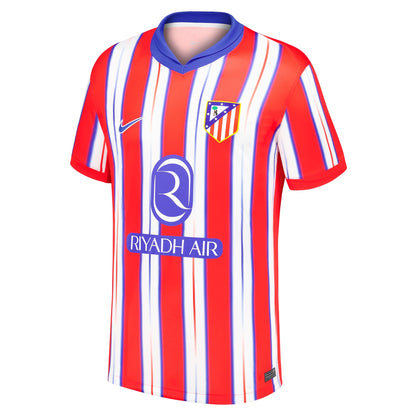 Youth Nike Red/White Atletico de Madrid 2024/25 Home Replica Jersey - Customizable