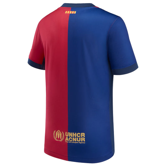 Youth Nike Royal Barcelona 2024/25 Home Replica Jersey - Customizable