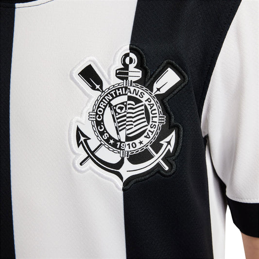 Youth Nike White Corinthians 2024/25 Home Replica Jersey - Customizable