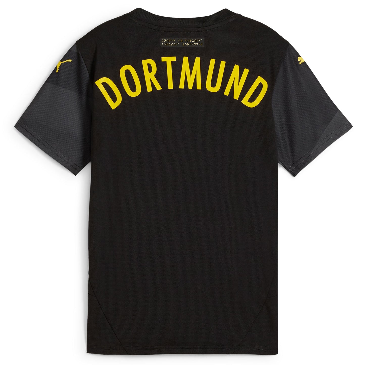 Youth Puma Black Borussia Dortmund 2024/25 Away Replica Jersey - Customizable