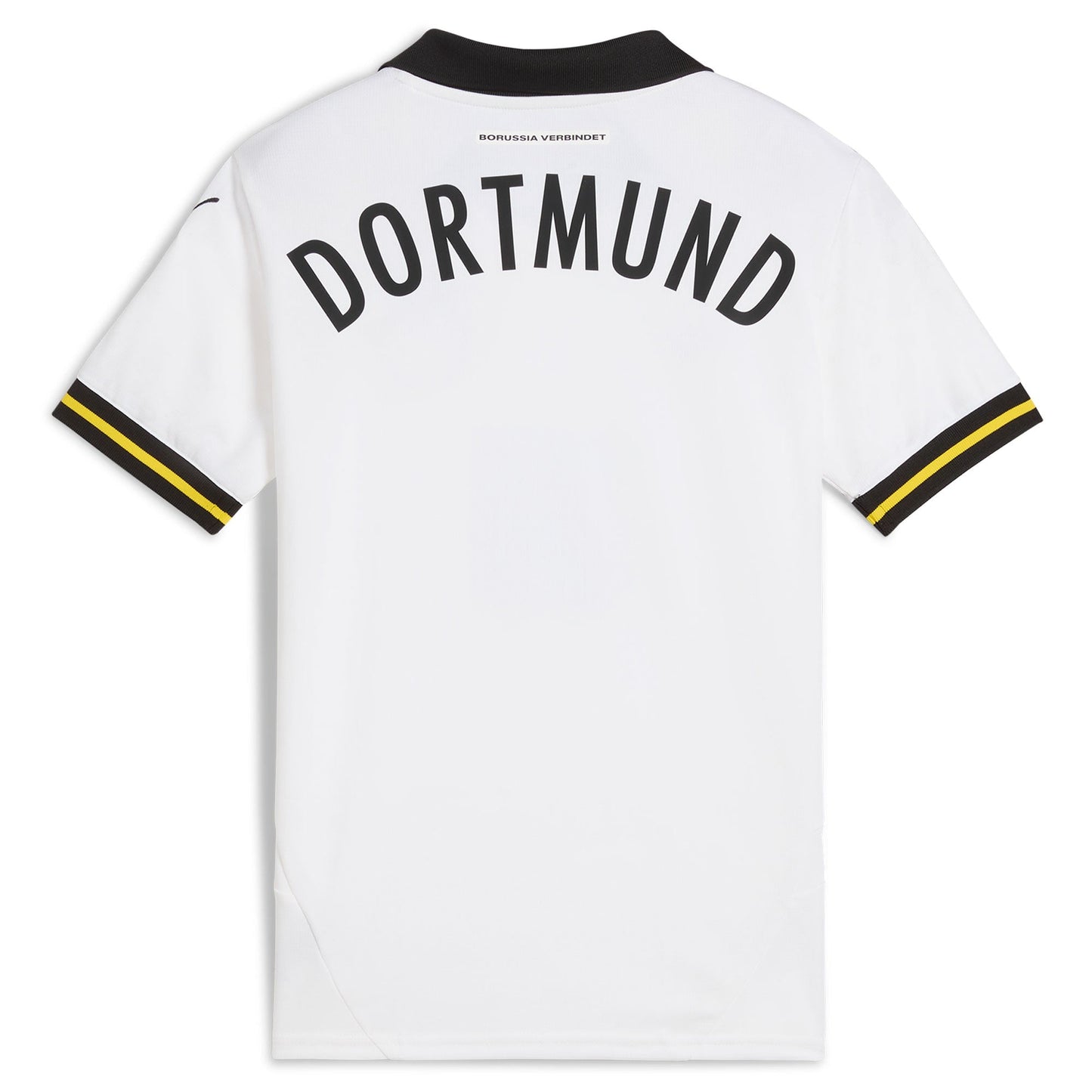 Youth Puma White Borussia Dortmund 2024/25 Third Replica Jersey - Customizable